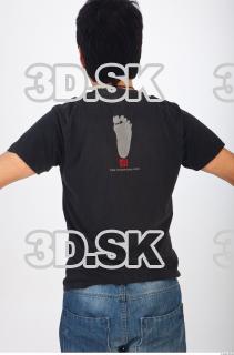 Upper body reference black tshirt of Orville 0006